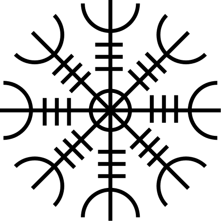 El Símbolo del Ægishjálmr o Ægishjálmur.