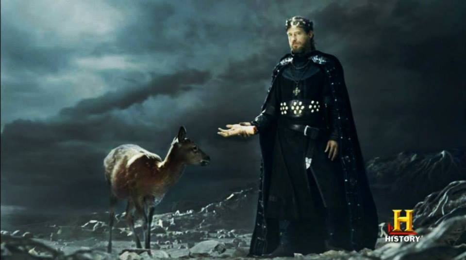Rey Egberto de Wessex como Baldr.