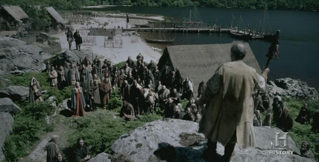 Asamblea de gobierno vikinga o Thing.
