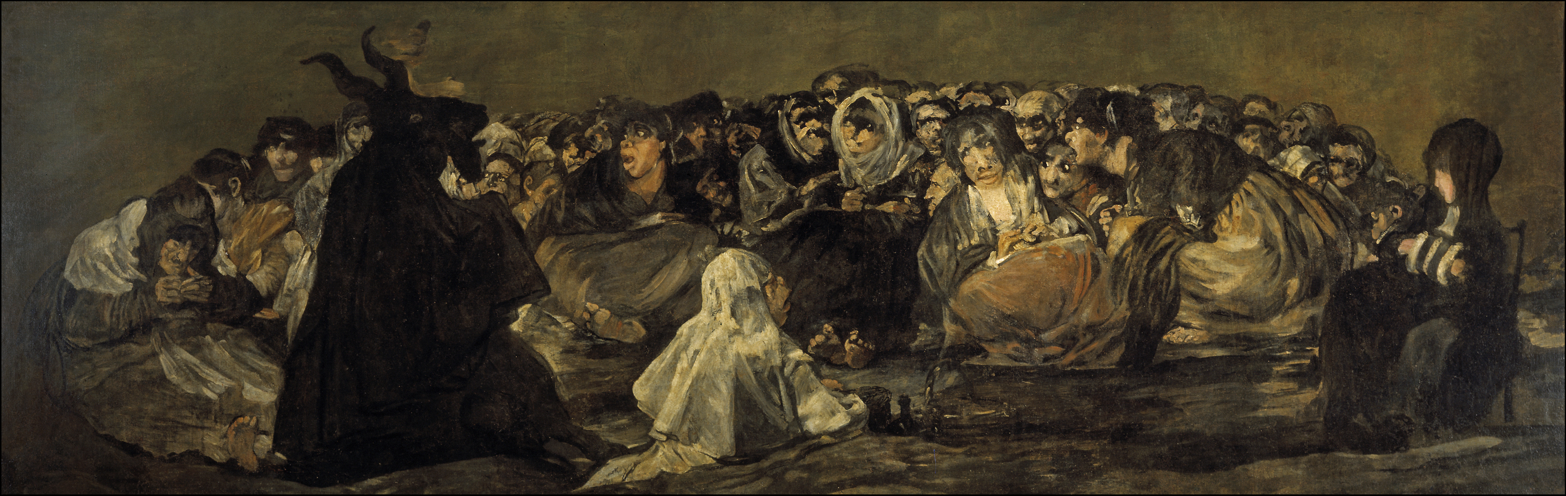 El aquelarre o el Gran Cabrón (1823) – Francisco de Goya.