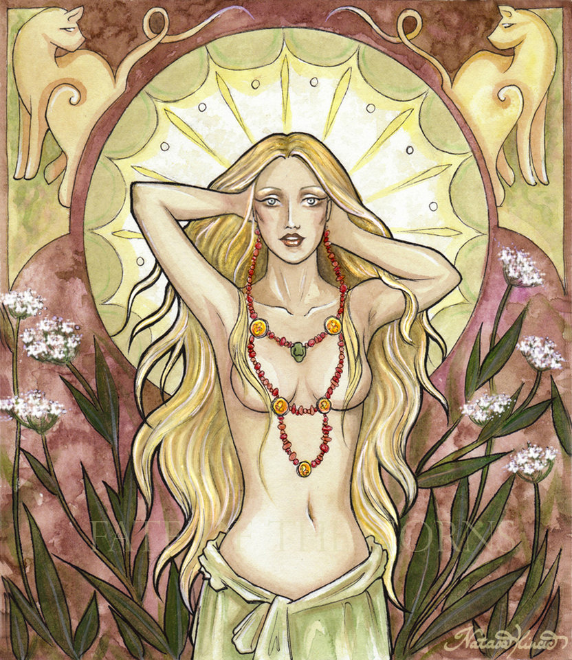  Freyja. Imagen de Natasa Ilincic http://unripehamadryad.deviantart.com/